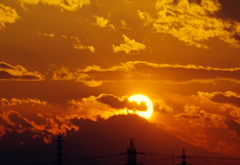 １９日の富士山