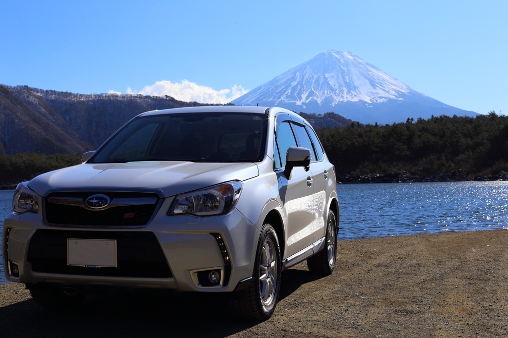 富士山と