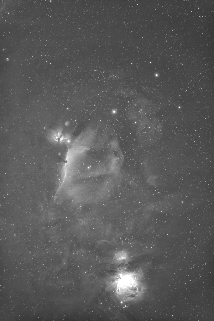 馬頭星雲　オリオン大星雲　180106