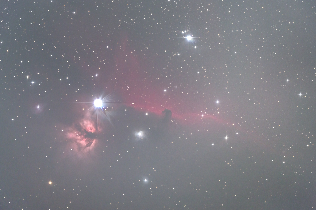 月夜だけど馬頭星雲　160126