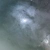 アンタレス付近上部の青い星雲