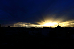 今日の夕景