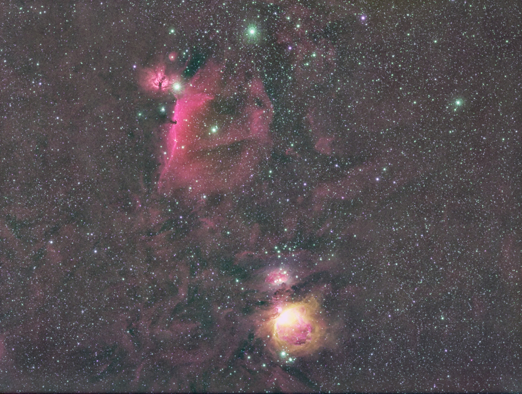 オリオン大星雲　馬頭星雲　200103
