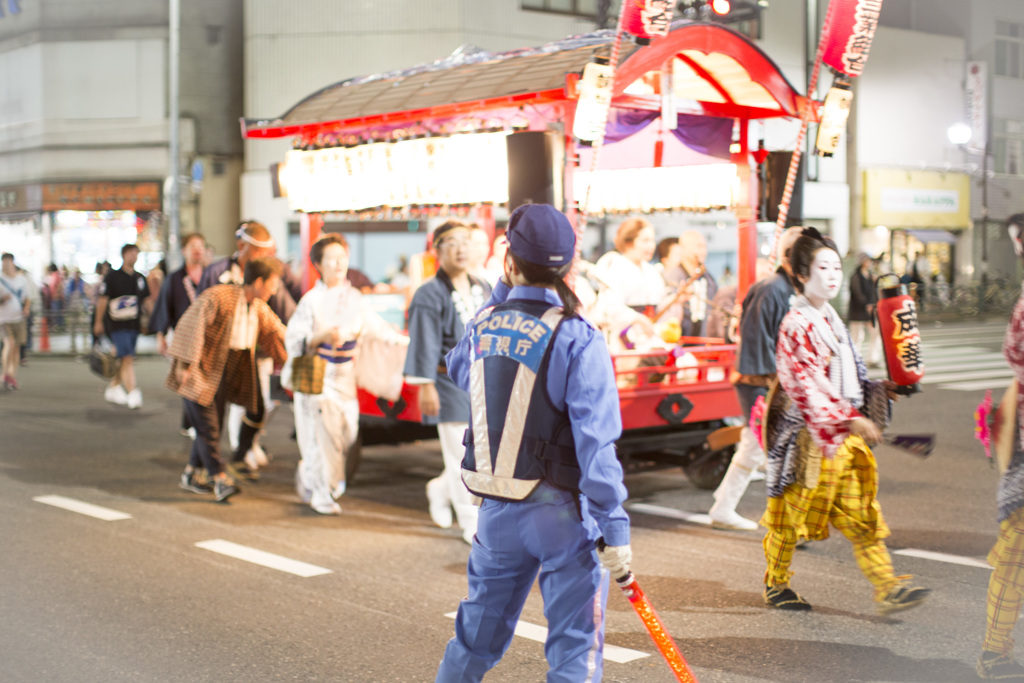 祭り　芸者さん