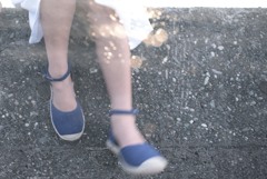 青い靴