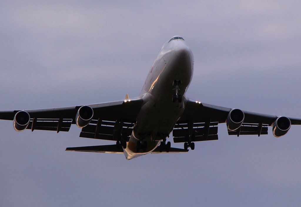 The early bird 　B747