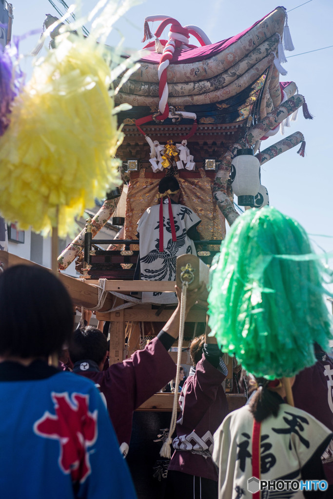 我が町の小さな秋祭り