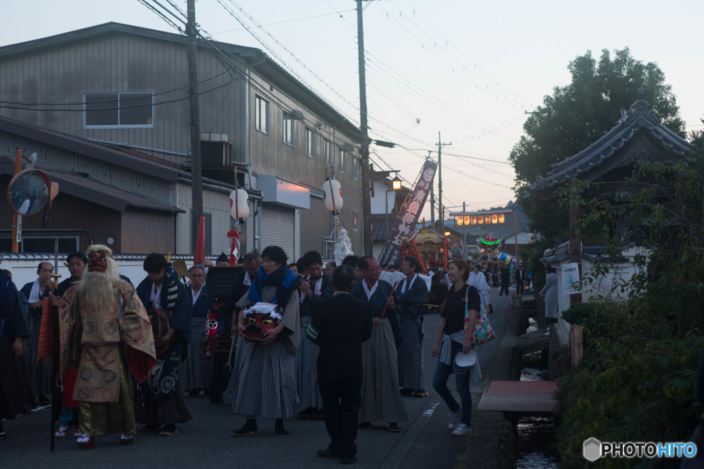 我が町の小さな秋祭り