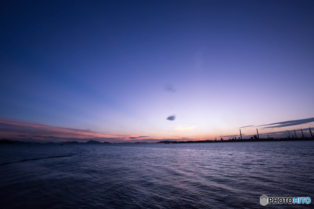 工場群の magic hour