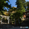 お寺と神社の曲がり角