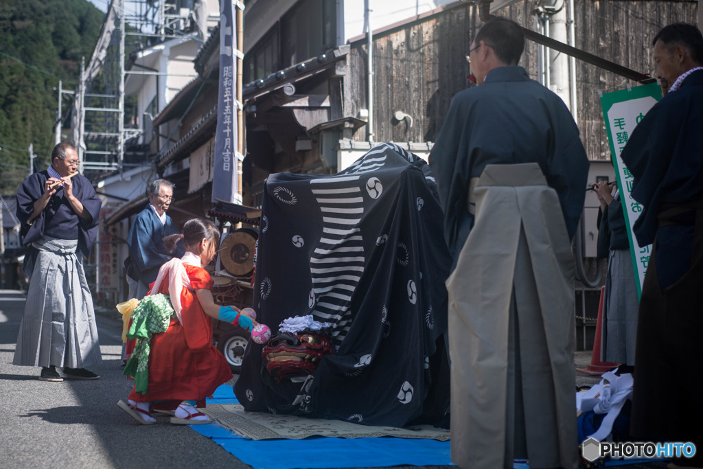 我が町の小さな秋祭り