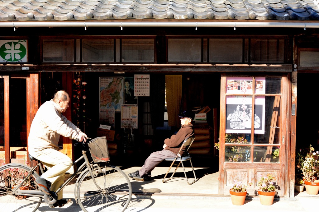 真壁のひな祭り　「米穀店」