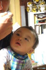 孫　「パパのしていること」