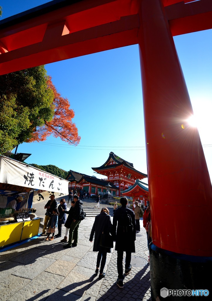 大社参詣　「脇参道」