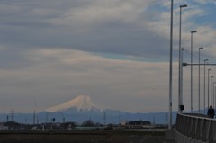 正月二日　「富士曇天」