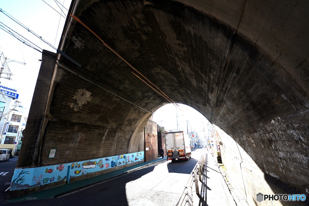 環状線アーチ橋　「アーチ」