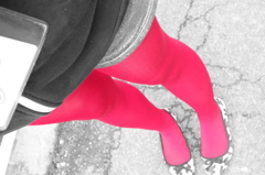 パートカラーの彼女、「チョッとHかな」、「馬鹿」。