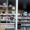真壁のひな祭り　「図書館」