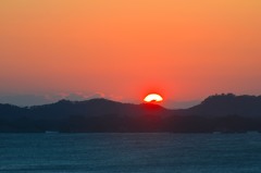 松島湾夜明け　「日の出」