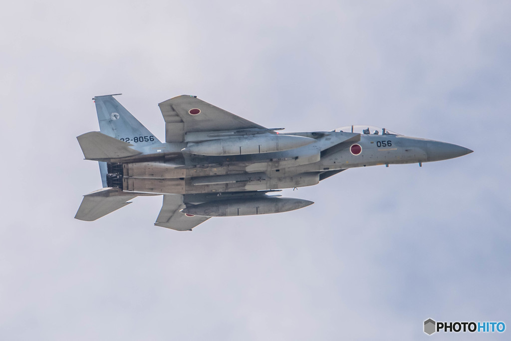 いつもの公園「鉄鳥四羽」（F-15J)