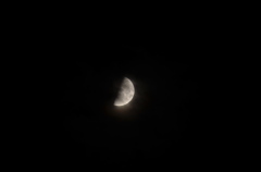 今日のお月さん－２（夜）