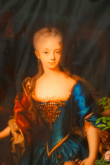 皇女マリア・アントニア（マリー・アントワネット）の12歳の時の肖像画