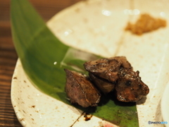 レバー炭火焼き