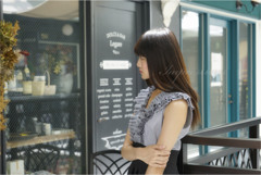 Dolce＆Barの前で