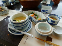 茶碗蒸し・鯛お造