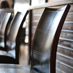 珈琲ショップの椅子
