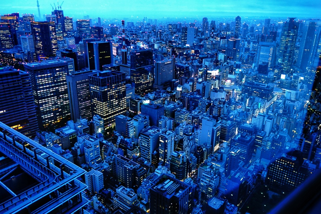 虎ノ門ヒルズの夜景