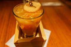 ハードロックカフェのお楽しみ    日本酒カクテル