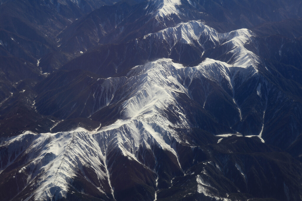 積雪の連峰