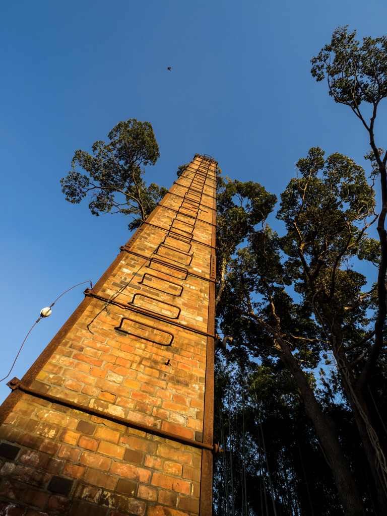 - Chimney of the brick -