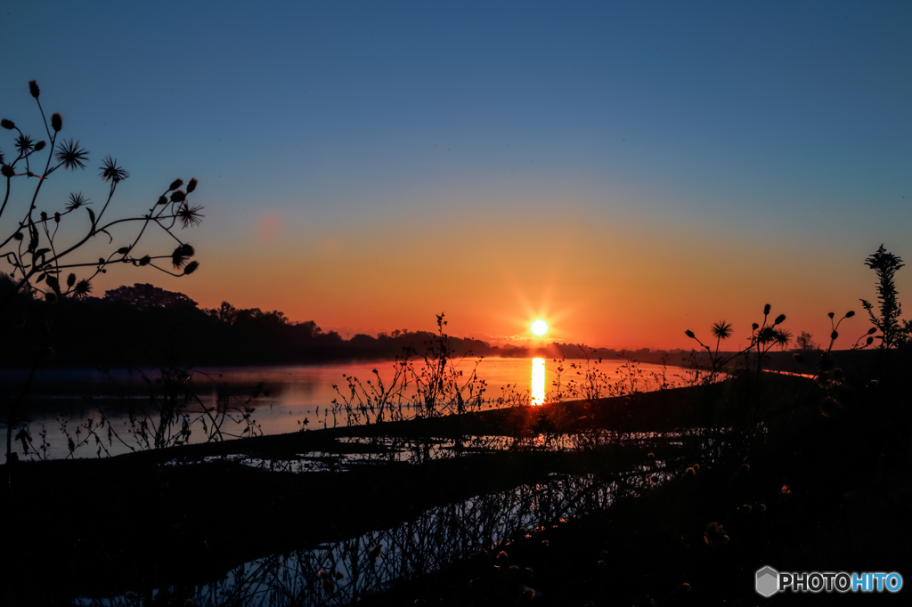 -  at daybreak -