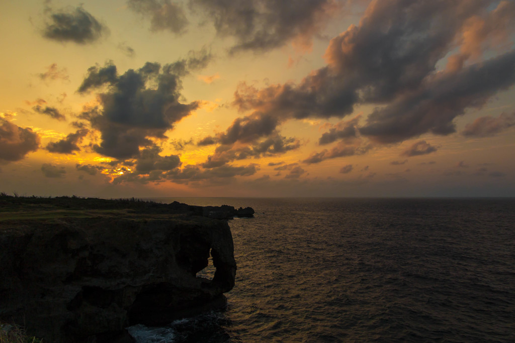 - 万座毛～夕景 -