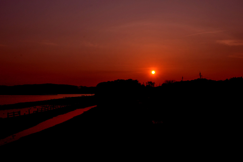 松島夕日