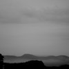 Morning view朝景 朝もやモノクロ
