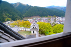 郡上八幡城、城下町