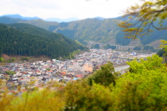 郡上八幡城、城下町