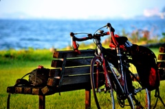 自転車の休息