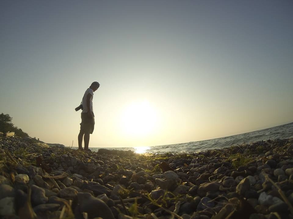 夕陽と僕