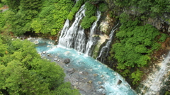 白金　白ひげの滝