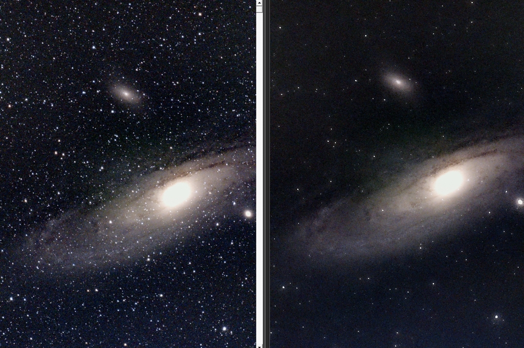 M31アンドロメダ星消しテスト