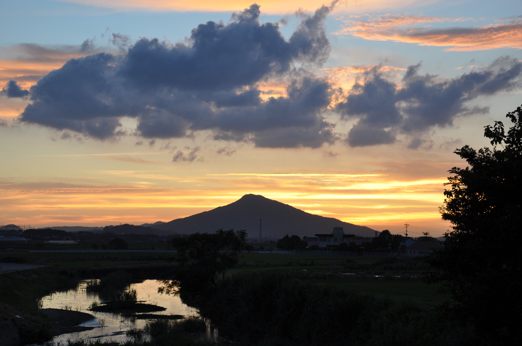 糸島市の夕景