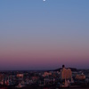夕暮れの港