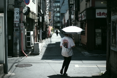 梅雨明け→日傘