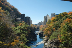 鬼怒川温泉　釣り橋