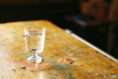 カフェの水
