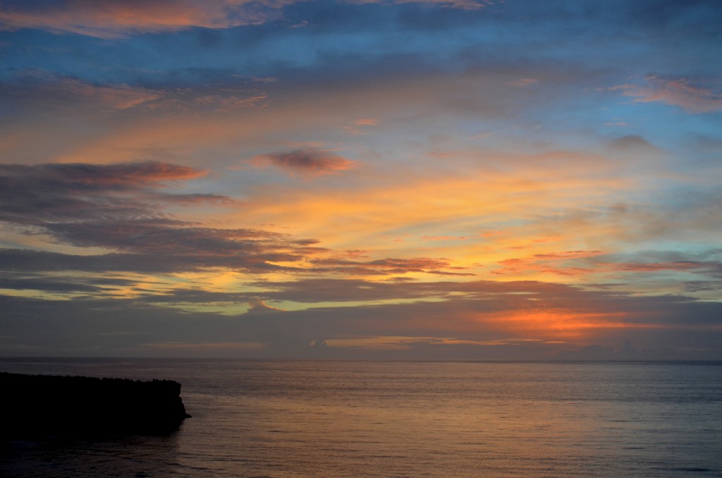 夕陽が沈む頃
